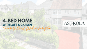Front exterior of 5 Jeremy Road, Wolverhampton – listed by Asif Kola Realty